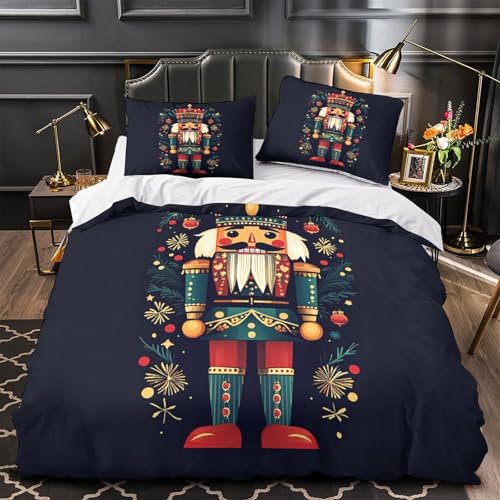 Housse de Couette Ciel Nocturne King Parure Lit Microfibre 3D