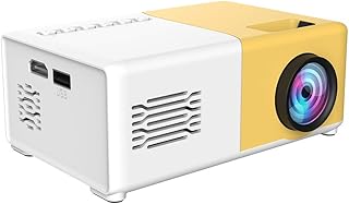 Mini Projector, Portable Mini Video Projector, 1080P HD LED Projector, 30,000HRS Home Theater Movie Projector,Compatible with HDMI VGA USB TV AV Smartphone Laptop, Remote Control