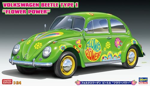 Hasegawa - 1:24 Volkswagen Beetle Type 1 'Flower Power' miniatura 6