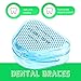 Milisten Silicone Mouth Guard for Night Teeth Grinding Protection Comfortable Fit 2.36X1.65X0.59In Oral Care Solution
