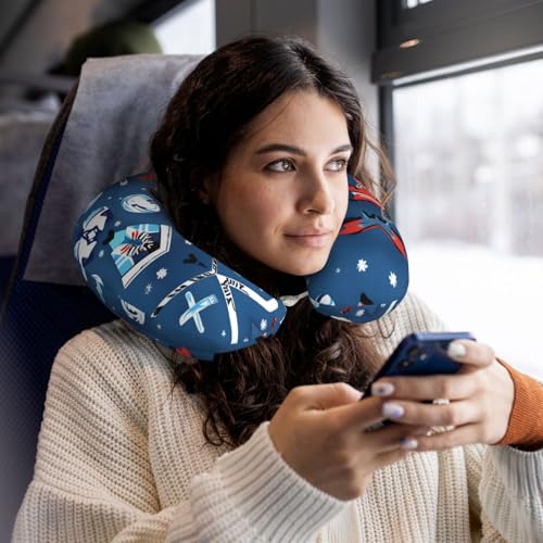 Almohada de poliéster para cuello con soporte ergonómico miniatura 6