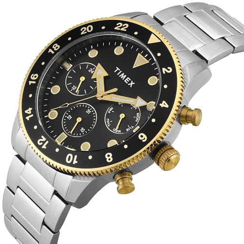 Image of TIMEX Analog Watch for Man with Round Dial & Water Resistant Men's Wrist Watches
