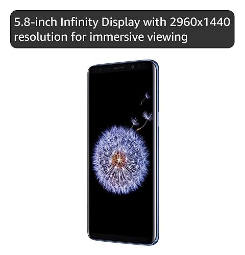 Amazon.com: SAMSUNG Galaxy S9 Smartphone 64GB, Coral Blue