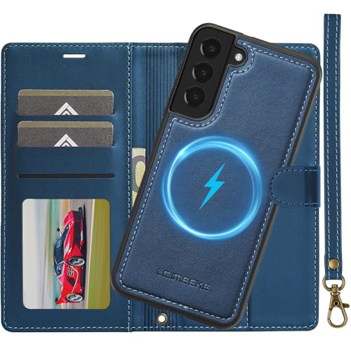 Étui Samsung S21 Plus finition cuir haut de gamme et fermeture aimantée