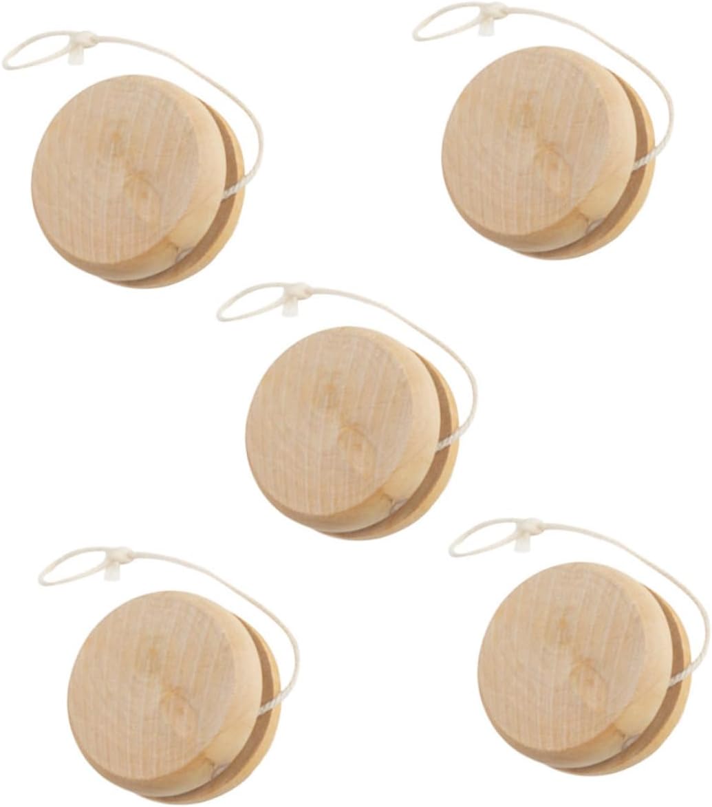 VANZACK 4sets 5pcs Wooden Balls Unisex Outdoor Plaything Enhance Hand Eye Coordination Finger Flexibility Present 5pcs*4