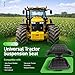 ALMULOO Universal Tractor Seat Suspension Adjustable Seat Wrap Around Comfort Ride Compatible with John Deere Skidder Swather Windrower International Harvester Tractor Ford New Holland Models Black
