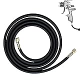 Respectueux de la peau et fiable : ce tuyau de compresseur d'air est doux pour la peau et se caractérise par une récupération rapide, une excellente douceur et une durabilité. Il ne comprime pas ou n'endommage pas les surfaces, de sorte que vous pouvez travailler en toute tranquillité. En outre, il offre une prise en main confortable pour une utilisation prolongée.