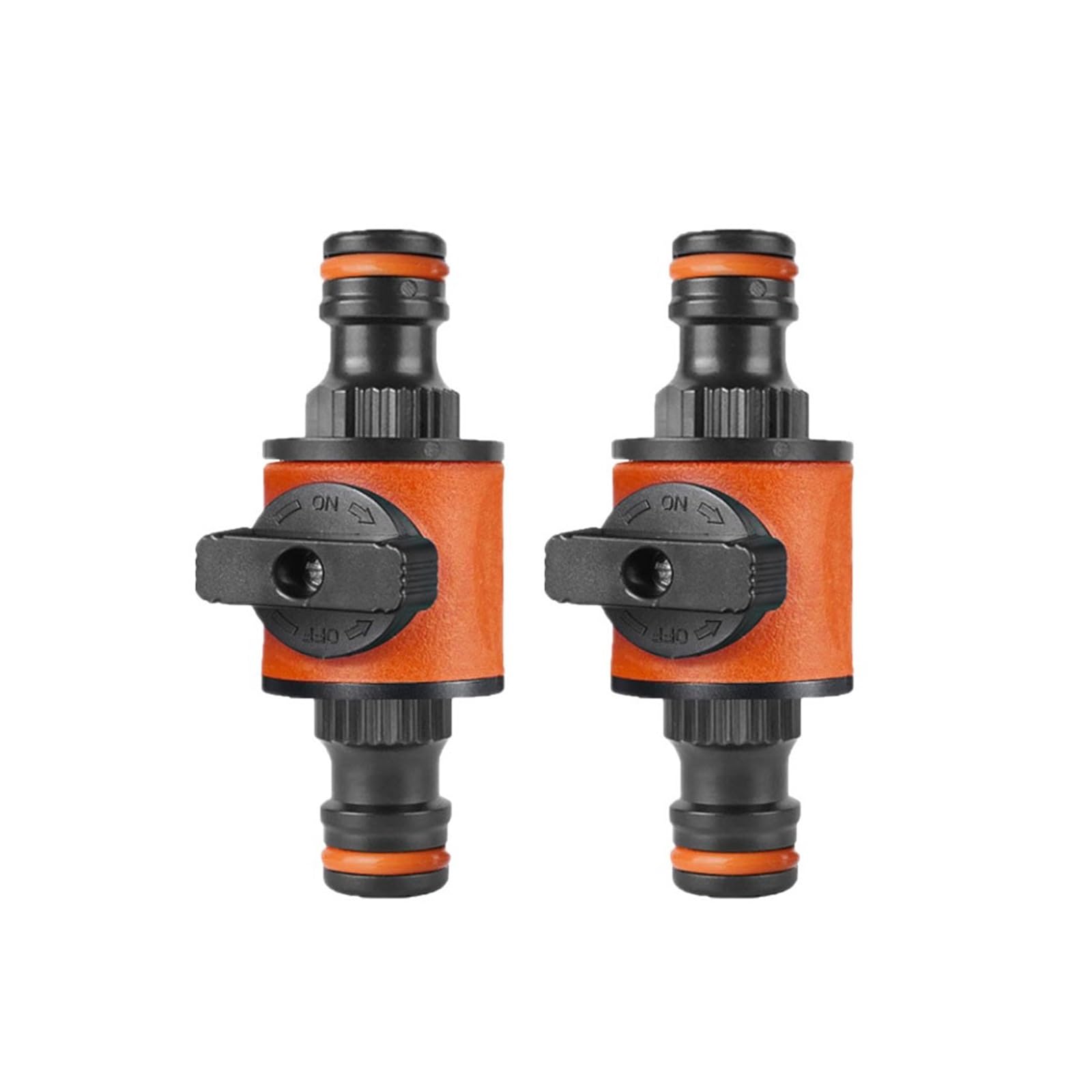 BNGDFDGH 1-30Pcs Garden Hose Tap Shut Off Valve Fitting Connector Pipe Coupler Stop for Faucets Spray Guns Watering System(2Pcs)