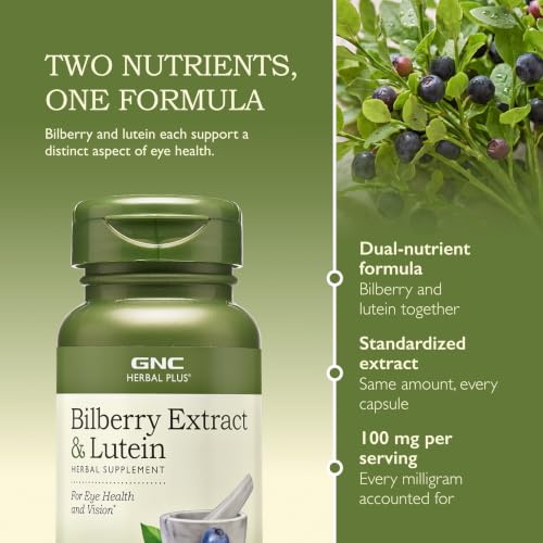 GNC Herbal Plus Bilberry & Lutein