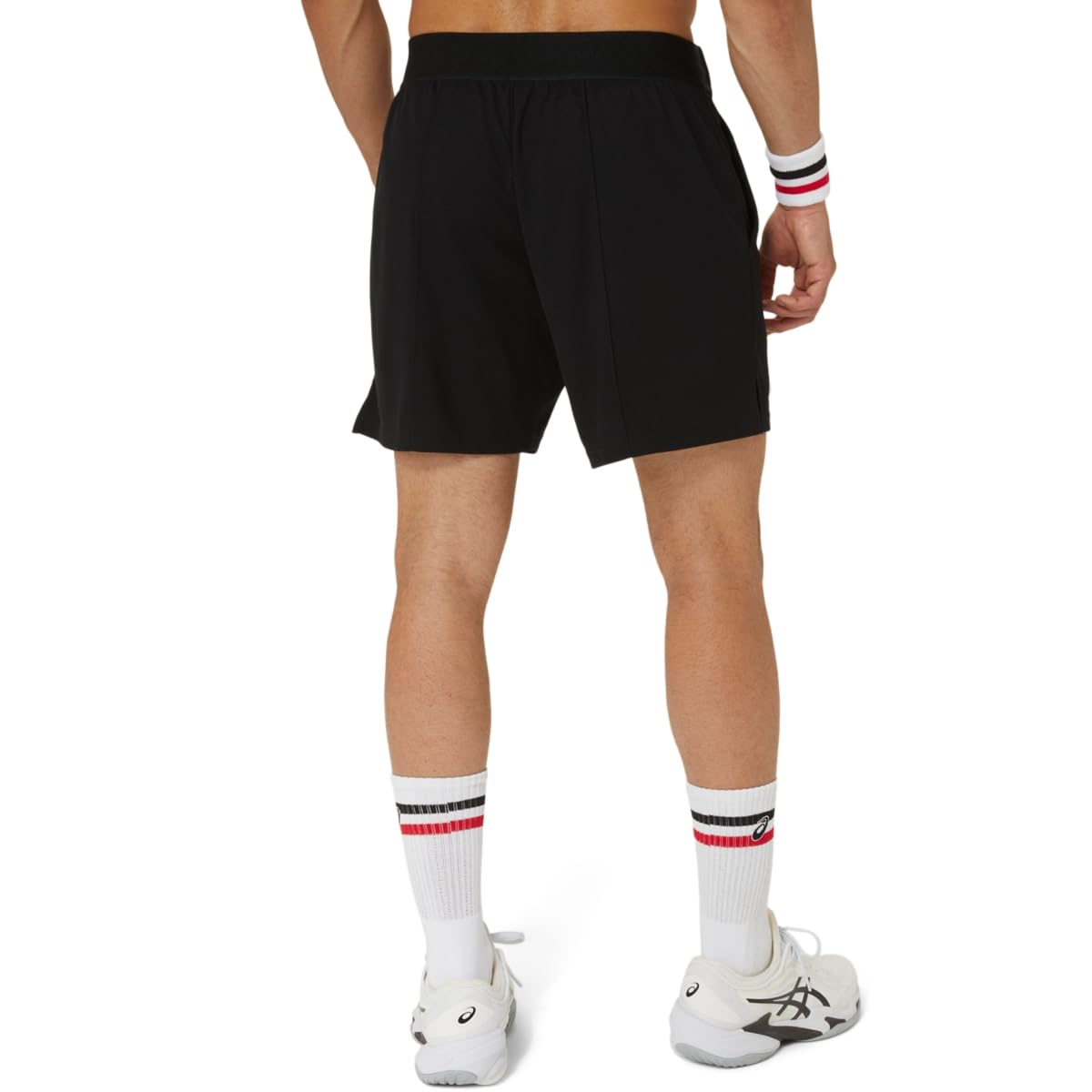 ASICS Men's CLASSIC 7IN SHORT Tennis Apparel, M, PERFORMANCE BLACK