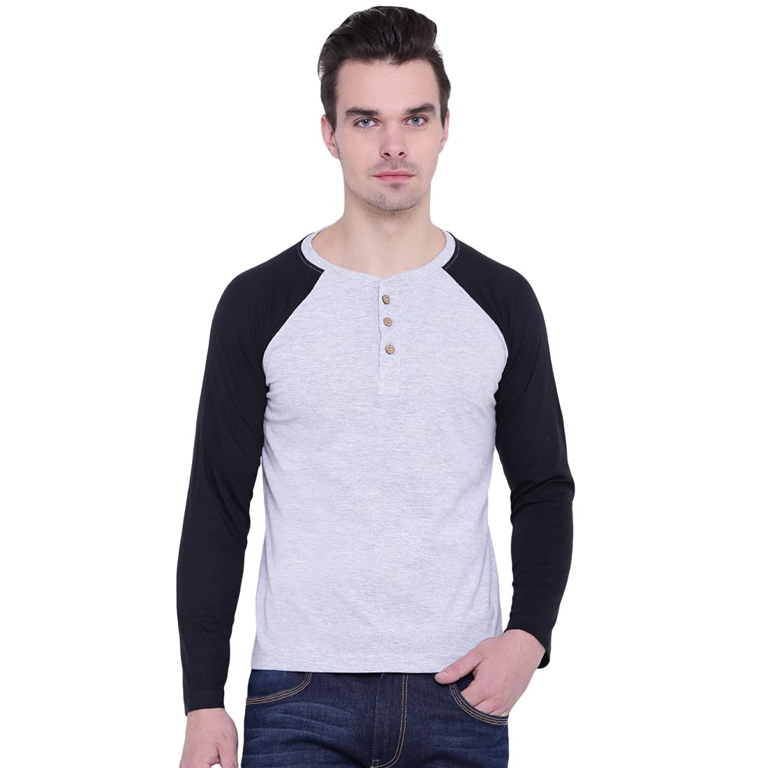 BEN HUSHERS Henley Full Tshirts for Men