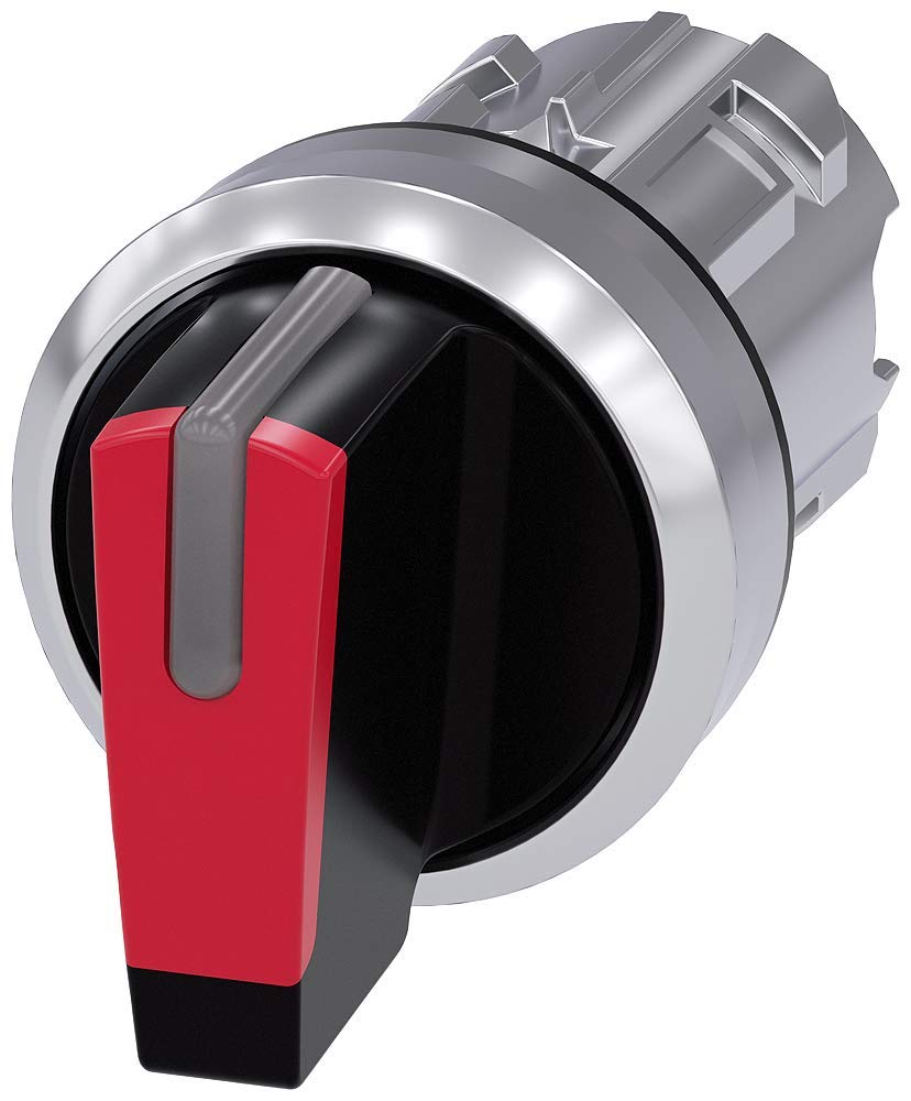 Selector lumineux rouge Siemens Sirius commande i-o-iI momentaneo