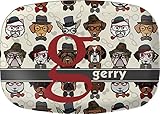 Hipster Dogs Melamine Platter (Personalized)