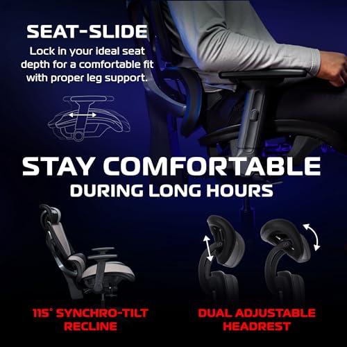 Image of Respawn Specter Ergonomic Mesh Office Chair with Headrest & Lumbar