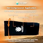 Black Ice Pack Wrap, Hot & Cold Therapy (Large) - Multi-Use Reusable Ice Pack Sleeve for Pain Relief for Knee, Elbow, Hamstring, Shin, Forearm, Ankle - Image 6
