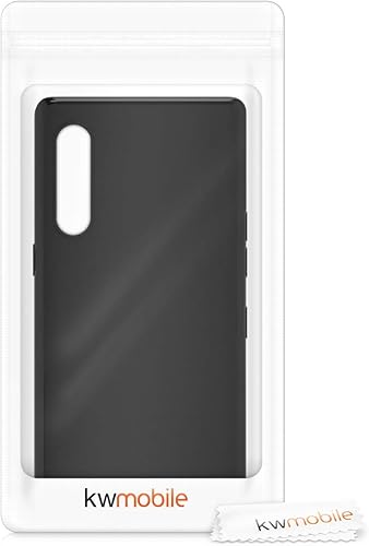Miniatura 7 de kwmobile Funda compatible con LG Velvet Case - Funda protectora de silicona TPU suave y delgada - Negro mate