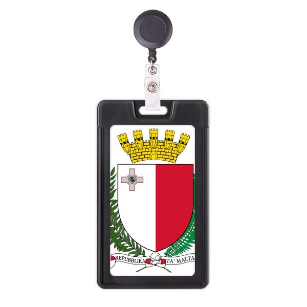 Porte-badge rétractable emblème de Malte finition de qualité - 5