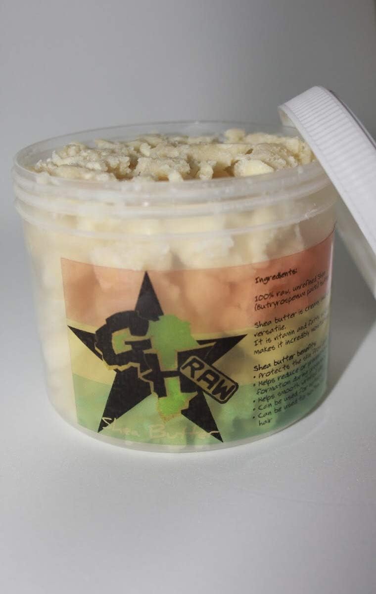 GH Raw Unrefined Shea Butter - 500g - 100% Pure, unrefined Shea Butter