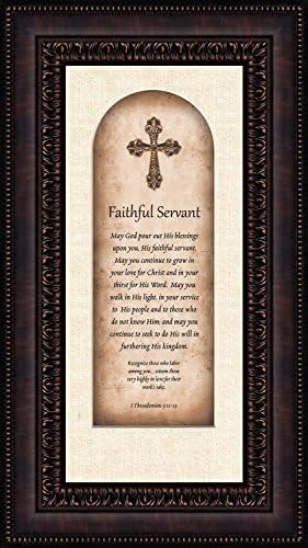 CB Gift Pastor Appreciation Faithful Servant Framed Print