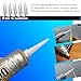 E6000 Plus Adhesive Bundle: 1.9 fl oz Tube with 10 Snip Tip Applicators, Set of 5 Plastic Spreader Tools and Set of 5 Nail Dotting Tools - Double-Headed with Various Sizes for Optimal Application