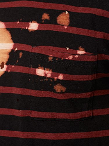 Tigha Leno Stripes Acid T-Shirt, Multicolore (Rust...