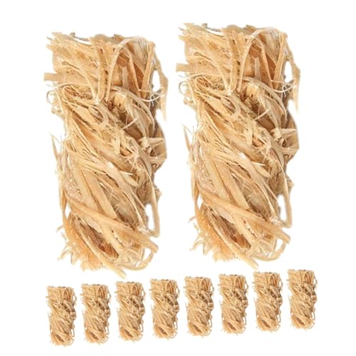 BESPORTBLE 12 Pack Wax Wood Firelighters Quick Ignition for Campfires BBQ Outdoor Cooking