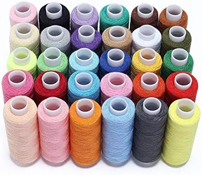 6 Bobine Di Filo Da Cucito Poliestere Super Resistente - 4.500 Metri A