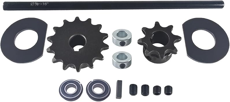 Jackshaft Go Kart Minibike Complete Jackshaft Kit 5/8" X 16" 40/41/420 Chain