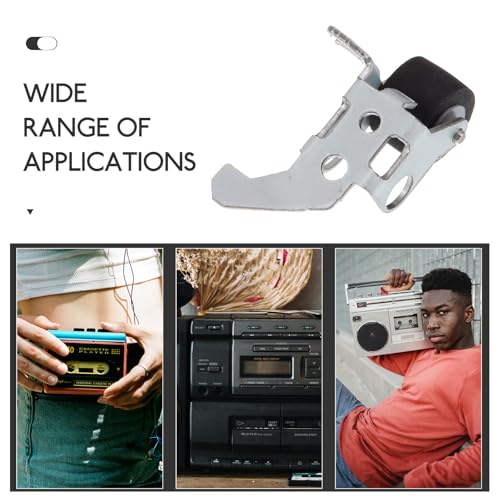 Veemoon Rodillo de Presión de Caucho y Hierro 9 Mm para Reparación de Grabadoras de Casetes, Kit de 4 Piezas, Accesorio Portátil para Mantenimiento de Audio y Vídeo Portátil, Uso - imagen 7