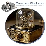 TOYZFRIENDY Metalowy Mechanizm Pozytywki Do Samodzielnego Montażu Mechanizm Nakręcany z Kluczem i Śrubami Kompatybilny z Miniaturowymi Pudełkami Muzycznymi Idealny Do Wymiany i Tworzenia DIY