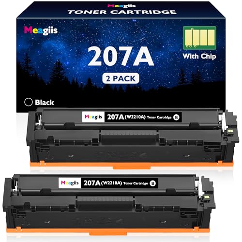 Toner noir HP 207A compatible W2210A pour imprimer vos dossiers de télétravail et rapports à la maison
