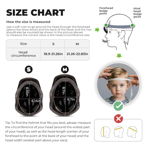 ROCKBROS Kids Full Face Bike Helmet Adjustable Detachable Protection - image 6