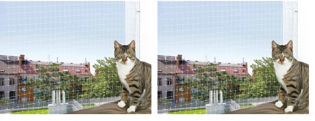 Trixie 44303 Schutznetz, 2 × 1,5 m, transparent (Packung mit 2)