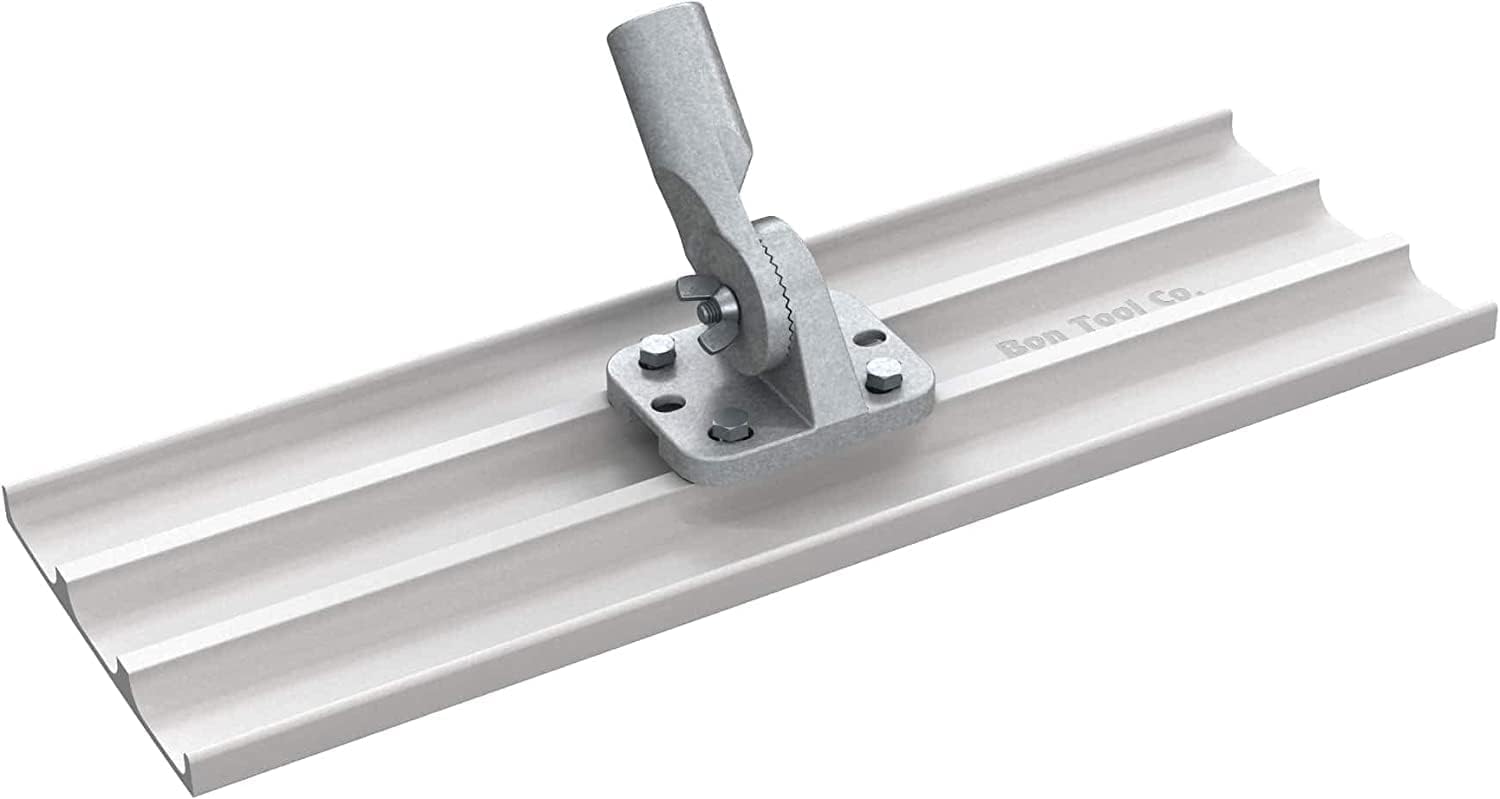 Bon Tool 12-967 Bull Float - Magnesium 24-inch X 8-inch Square End - Universal Bracket