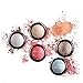 Mallofusa Single Shade Baked Eye Shadow Powder Palette Glitter Makeup Kit in Shimmer 15 Metallic Colors (Rose Pink) 8g/0.28oz