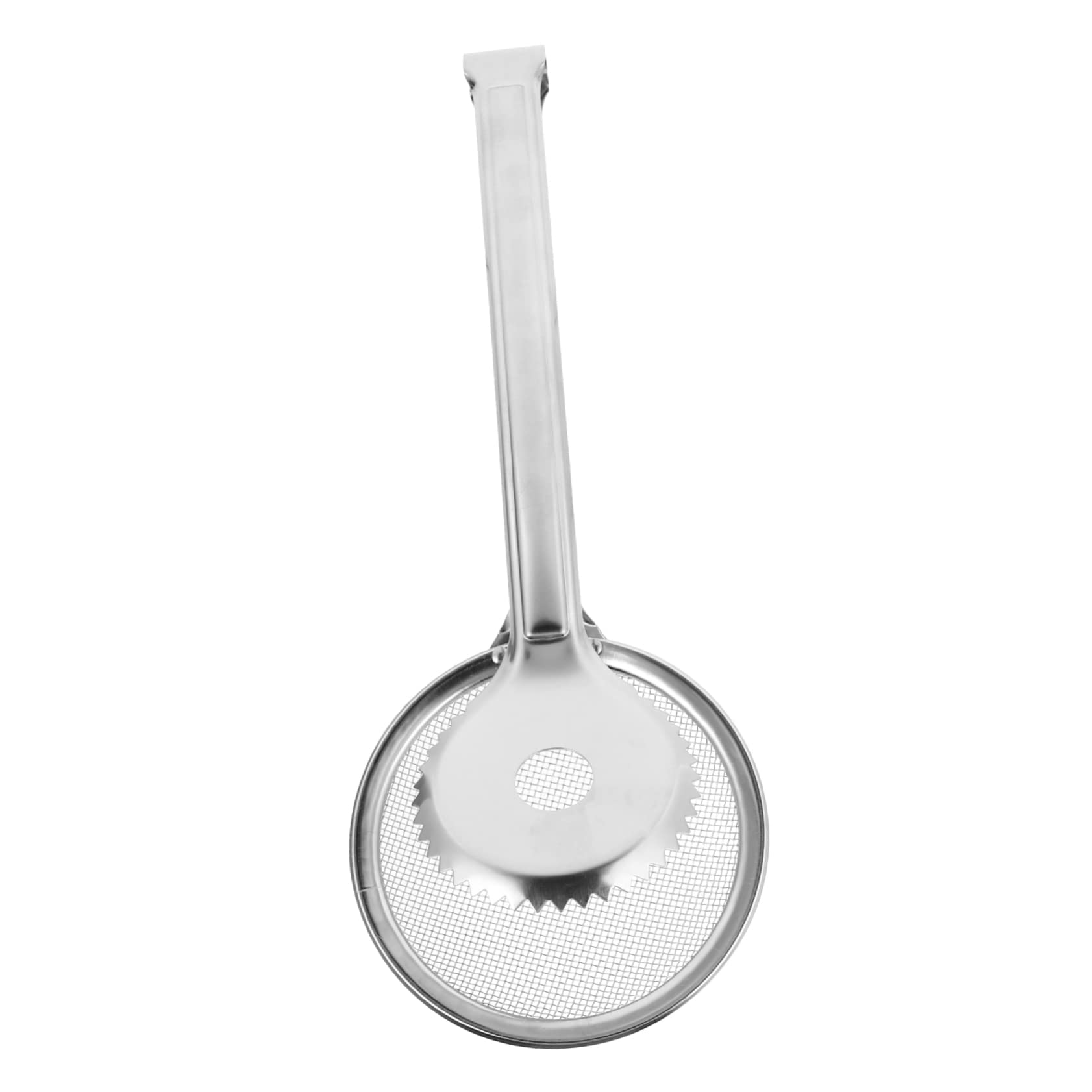 OHPHCALL Kitchen Tool Ergonomic Steak Clip Shovel with Hollow Design for Straining Oil Bbq Tongs for Cooking Grilling and Roasting Meat and Vegetables