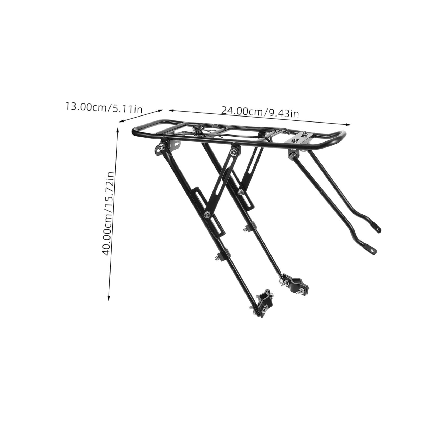HONMEET Mountain Bike Rear Rack Bike Backseat for Easy Installation Compatible with Bicycles Durable Design for Use