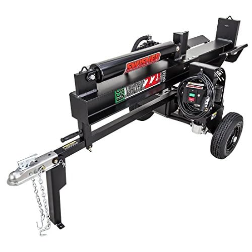 Swisher LS22E 120V Timber Brute Eco Split Electric Log Splitter, 22 Ton, Black