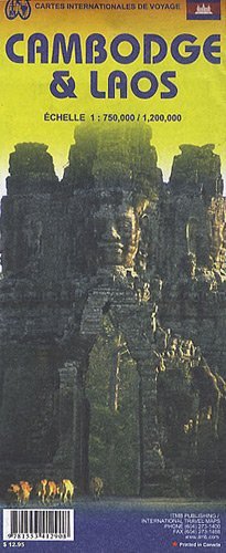 By ITMB Canada Laos & Cambodia ITMB Map 1:1,200,000/1:750,000 (International Travel Maps) (5th) [Map]