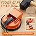 Floor Gap Fixer Tool, 2026 New Heavy Duty Laminate Floor Suction Cup Repair Tool, for Laminate, Wood, Tile, Vinyl Floor Gap Repair Tool, Durable, Compact, & Efficient Flooring Tools (1PCS)