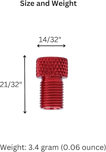 Miniatura 5 de Presta to Schrader - Adaptador de válvula para bicicleta, neumático de válvula Presta inflado con compresor de aire o bomba de bicicleta regular, 6