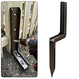 K.D STONEDGE Pack of 1 Adjustable Fence Post Repair Kit Quick Fix Rotted Tilted...