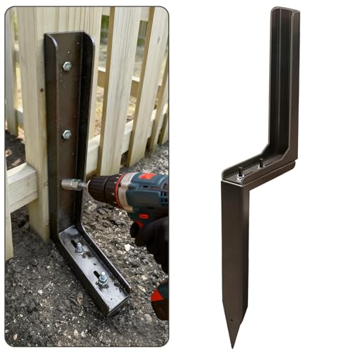 K.D STONEDGE Pack of 1 Adjustable Fence Post Repair Kit