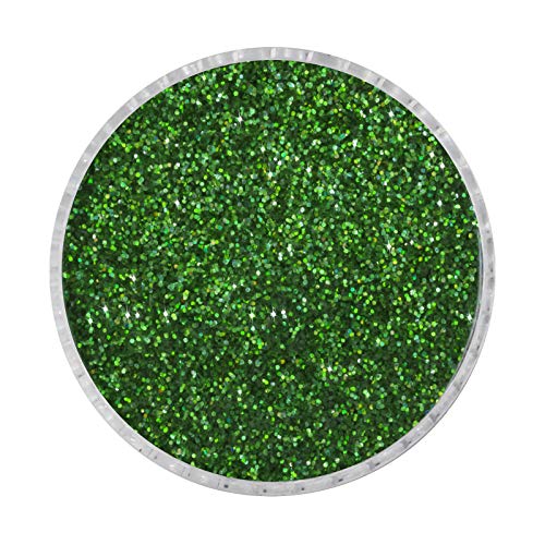 Colours of Fine Glitter Dust for Nails Art Face Body Eye Shadow Craft Paint (Holographic - Light Green - LB601)
