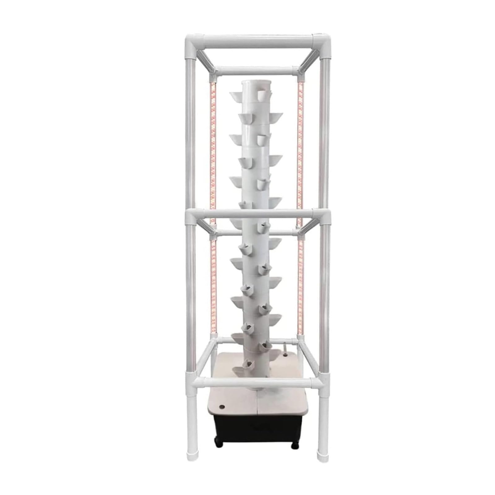 Torre Idroponica, Sistema di Coltivazione a Torre Idroponica, Sistema di Coltivazione Indoor con Luci di Coltivazione E Supporti, Torre di Coltivazione per Coltivazione Fuori Suolo