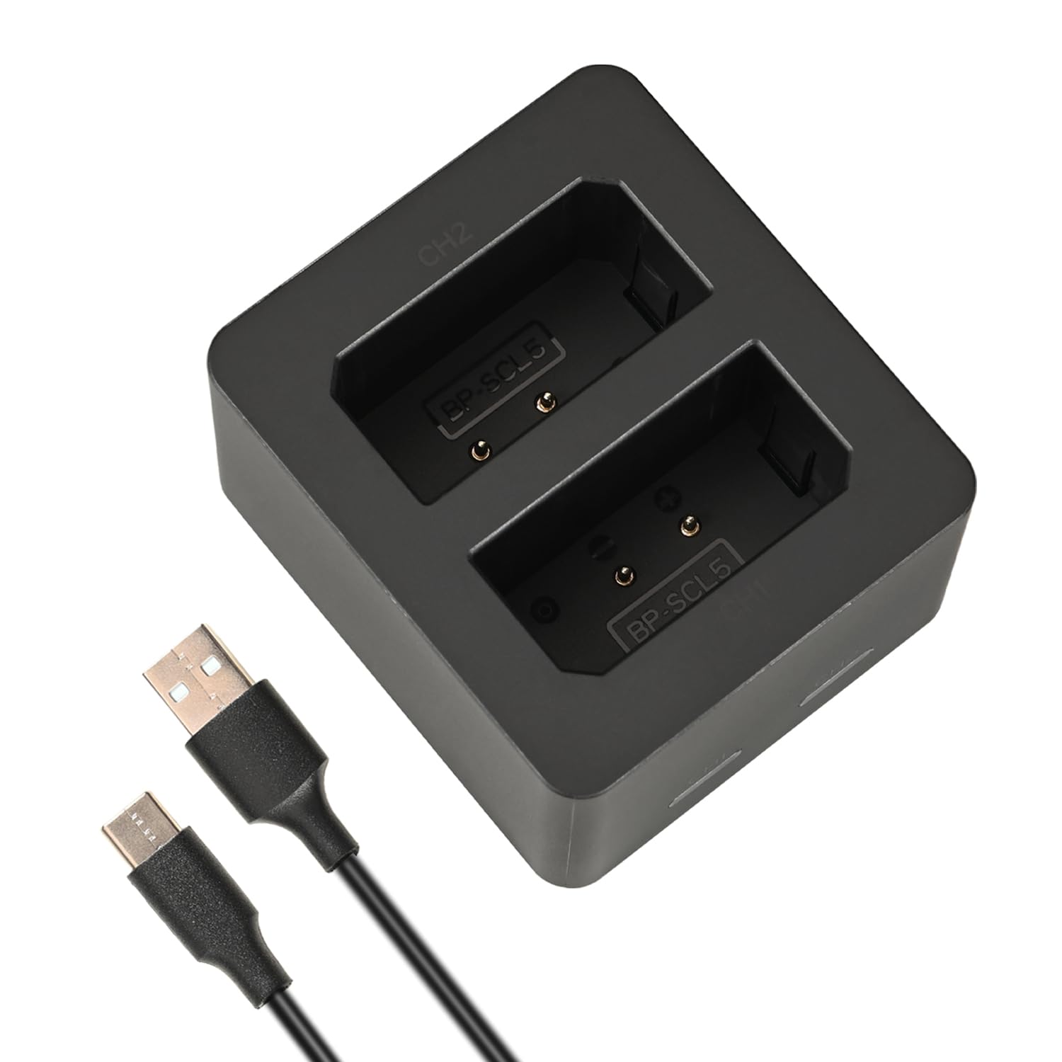 Cargador compatible con Leica BP-SCL5 DSTE LC-SCL5 dual USB para cámaras M10P y M10 7