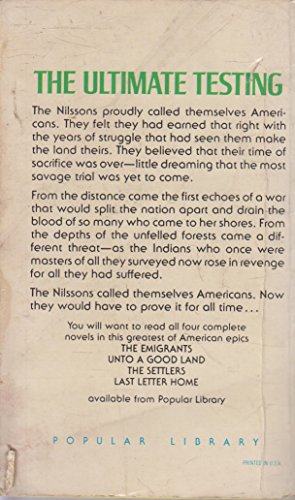 The Emigrants IV: Last Letter Home B002JYN2UK Book Cover