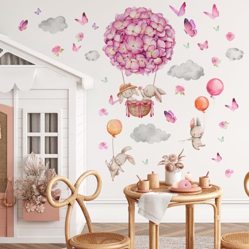 Vinilos Decorativos Flower Balloon con Animales miniatura 2