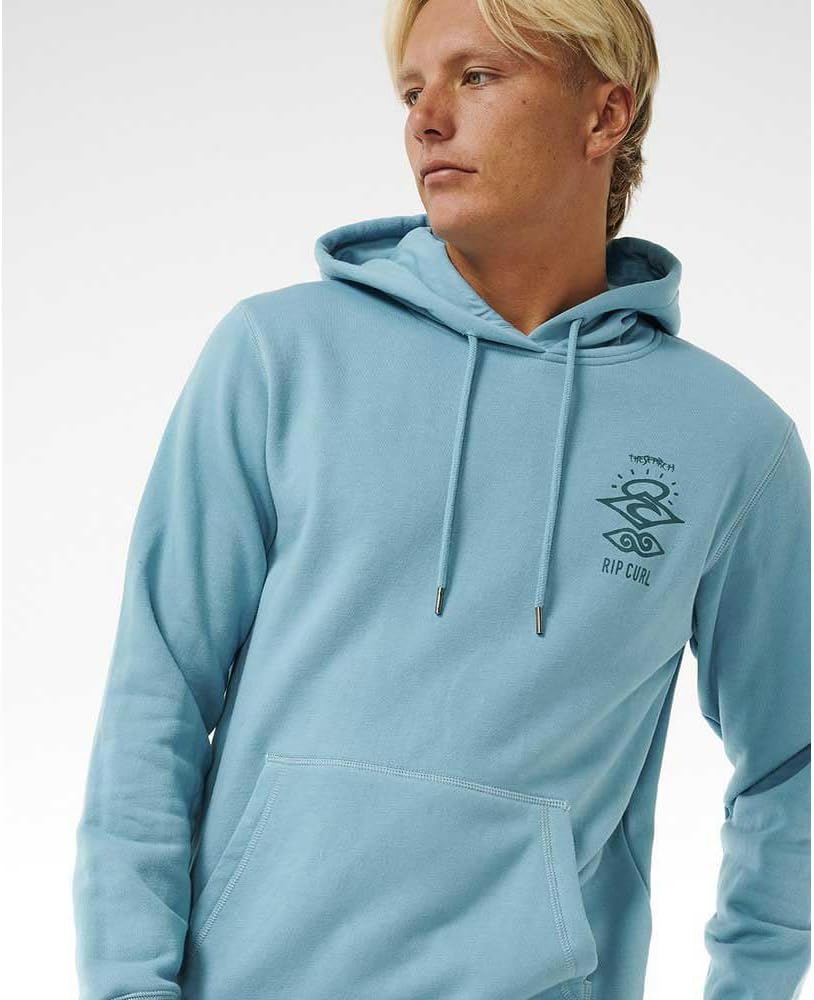 Rip Curl Search Icon Pullover Hoodie Dusty Blue 2XL