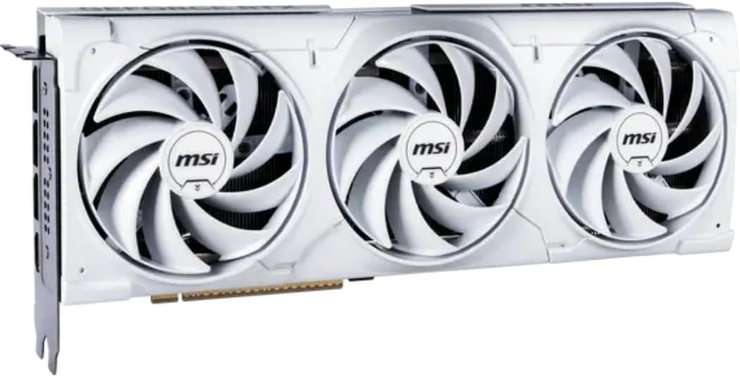 msi GeForce RTX 5080 Ventus 3X OC Triple Fan Graphics Card, 16GB GDDR7, 1801 AI Tops, DLSS 4, AI Content Creation, Local LLM Inference, DP 2.1b x3, HDMI 2.1b, with GPU Holder